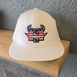 White Houston Texans USA Flexfit Hat